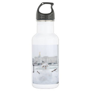 Buckingham Palace Snowman London Edelstahlflasche