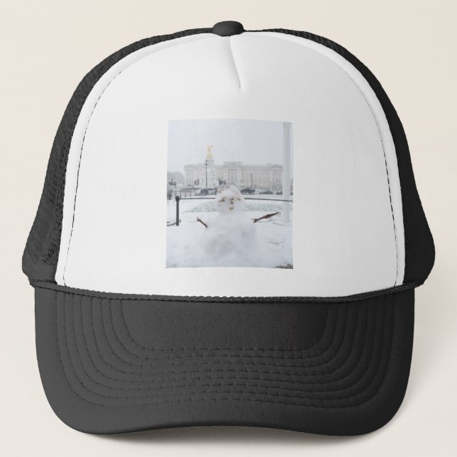 Buckingham Palace Snowman London Truckerkappe (Vorderseite)