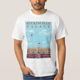 " Buckingham Palace Vintag Prin" T-Shirt