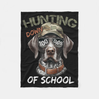 Buckjagd bis 100 Tage Schulhund 100 Tage Fleecedecke
