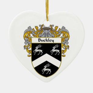 Buckley Wappen/Familienwappen Keramik Ornament