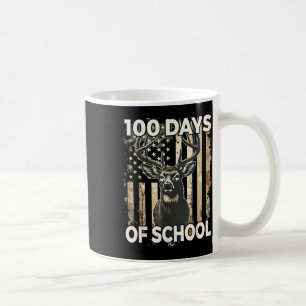 Bucklige 100 Tage Schul-Hirschstudenten Jungen Mäd Kaffeetasse