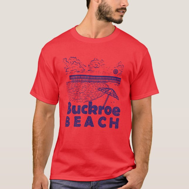 Buckroe Beach Mädchen T-Shirt (Vorderseite)