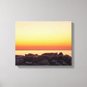 Buckroe Beach Sunrise Canvas Print Leinwanddruck
