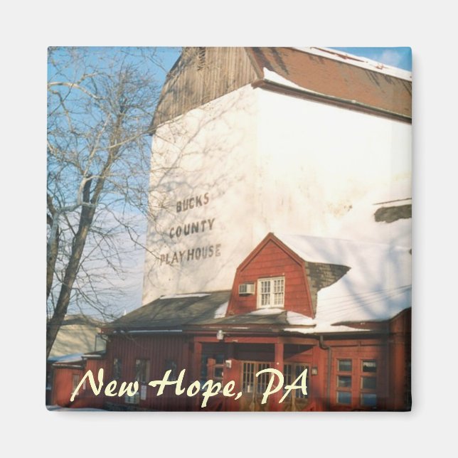 Bucks Landkreis Playhouse Magnet (Vorne)