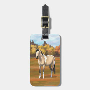 Buckskin Pinto Dun Paint Horse Staillion Gepäckanhänger