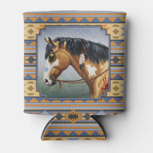 Buckskin Pinto Horse Südwestindisches Design Dosenkühler