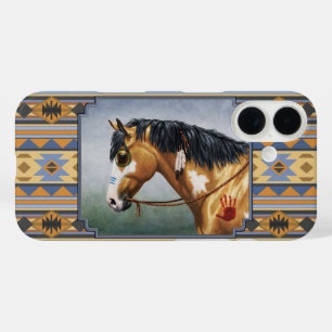 Buckskin Pinto Horse Südwestindisches Design title_seo2