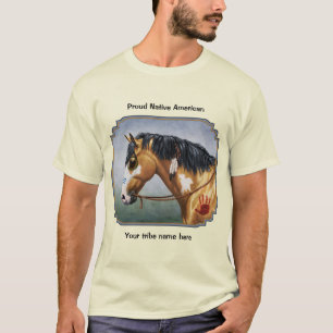 Buckskin Pinto Indianerpferd T-Shirt