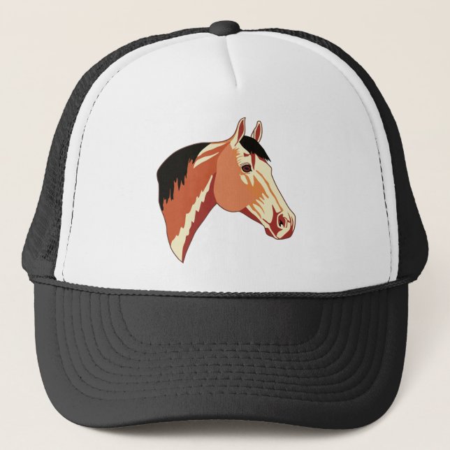 Buckskin Quarter Horse Truckerkappe (Vorderseite)