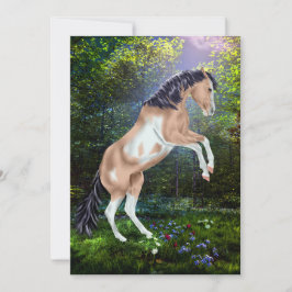 Buckskin Tobiano Paint Horse Print