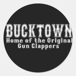 Bucktown Brooklyn Runder Aufkleber
