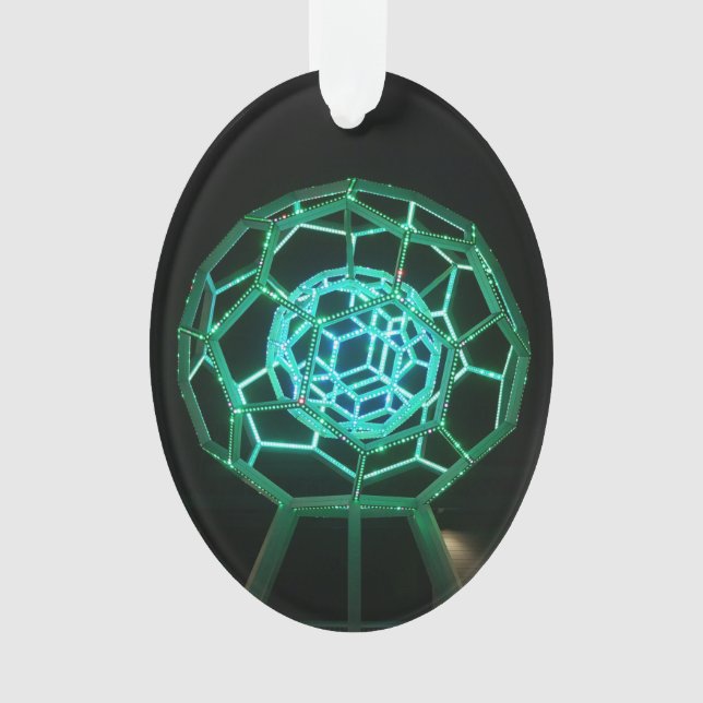 Buckyball-Skulptur #3 Ornament (Vorderseite)
