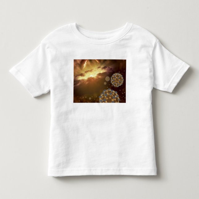 Buckyballs im interstellaren Raum schweben Kleinkind T-shirt (Vorderseite)