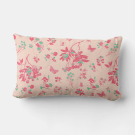 Bucolic pink lendenkissen