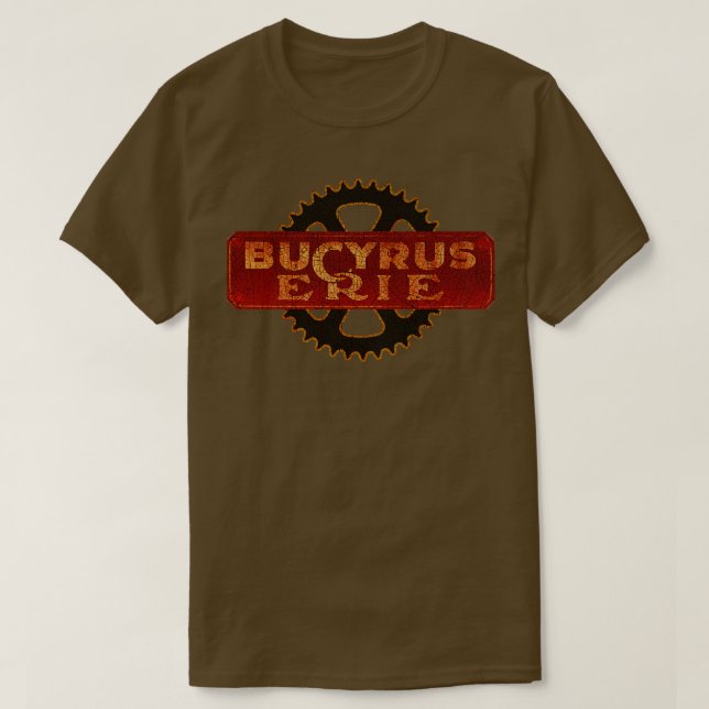 Bucyrus Erie Heavy Machinery USA T-Shirt (Design vorne)