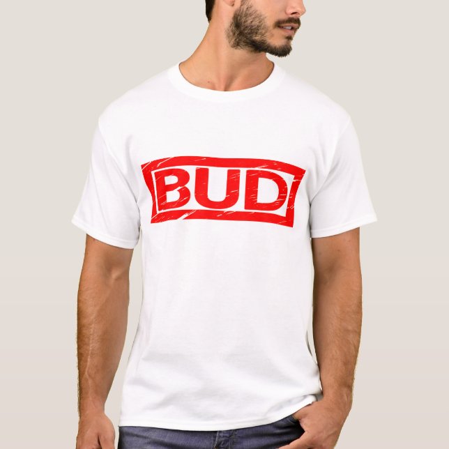 Bud-Briefmarke T-Shirt (Vorderseite)