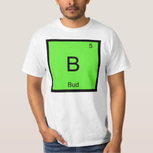 Bud-Name Chemie Element Periodensystem T-Shirt
