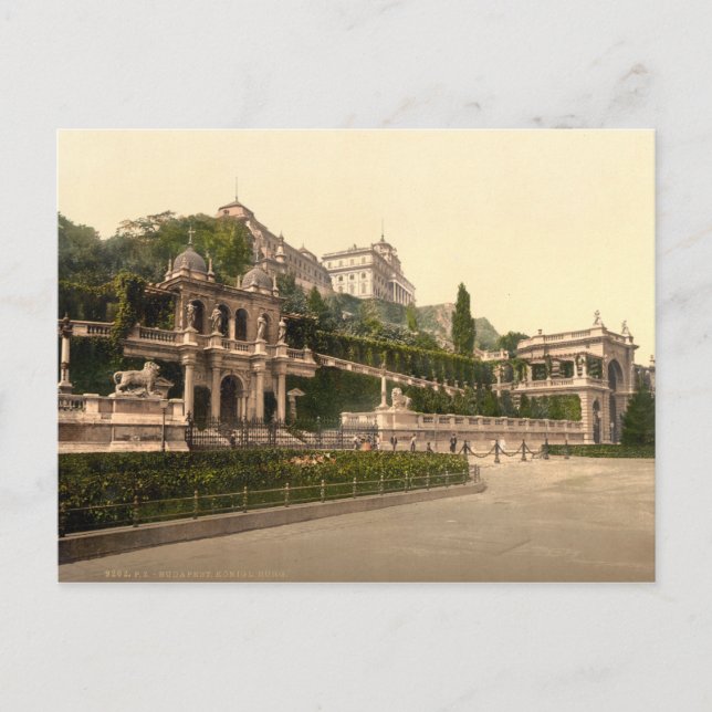 Buda Castle, Budapest, Ungarn Postkarte (Vorderseite)