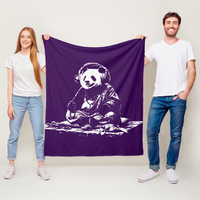 Buda Panda Fleecedecke (Beispiel)