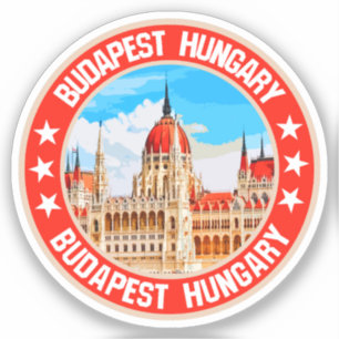 Budapest Aufkleber