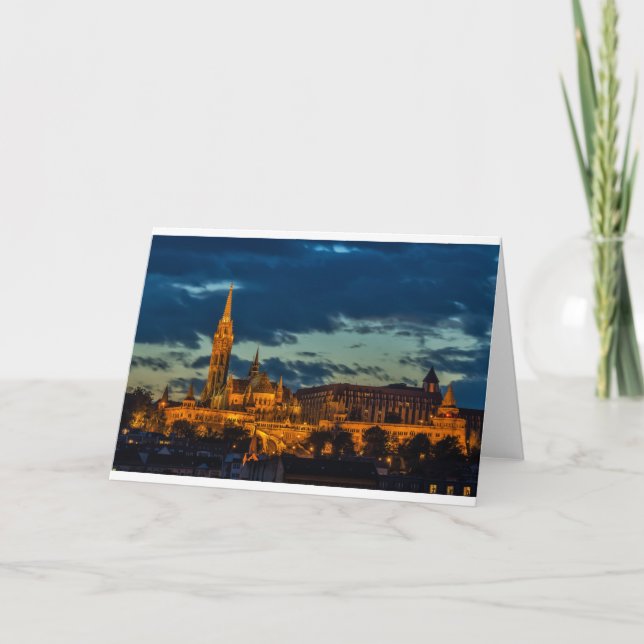 Budapest-Bild Feiertagskarte (Vorderseite)