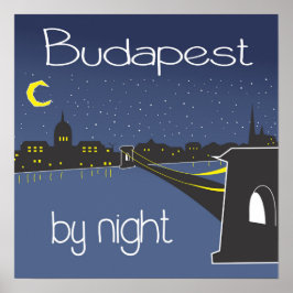 Budapest By Night, Budapest poster