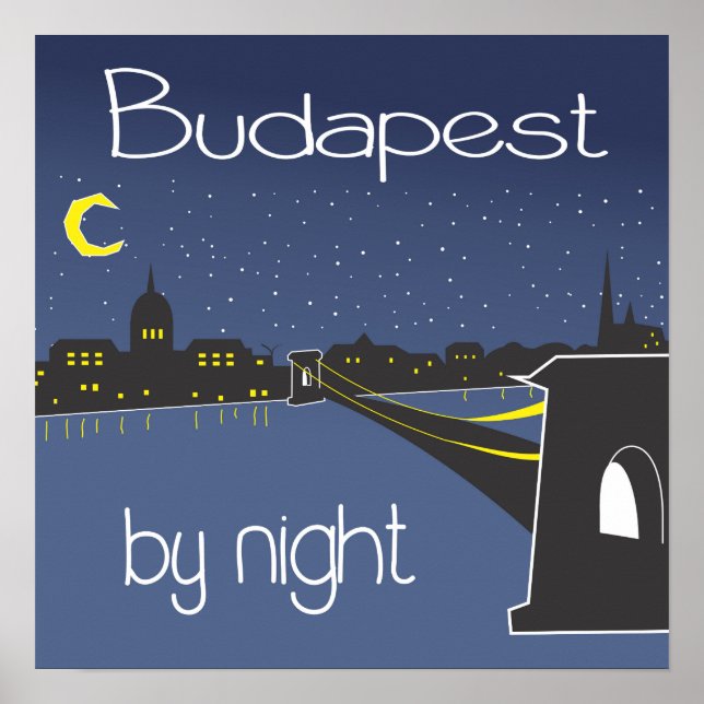 Budapest By Night, Budapest poster (Vorne)