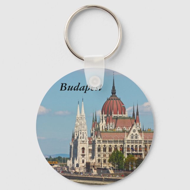 Budapest, das Gebäude des Parlaments, Budapest Schlüsselanhänger (Vorderseite)