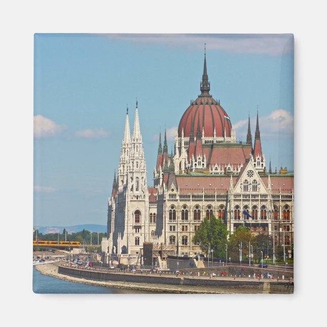 Budapest, das Gebäude des Parlaments Magnet (Vorne)