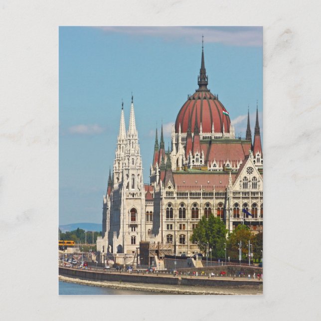 Budapest, das Gebäude des Parlaments Postkarte (Vorderseite)