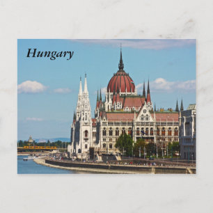 Budapest, das Gebäude des Parlaments, Ungarn Postkarte
