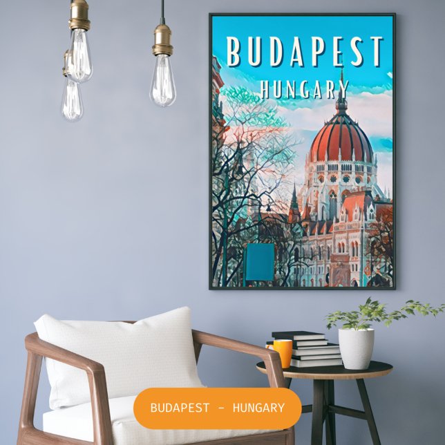 Budapest, die Donauperle Poster (Budapest, la perle du Danube)
