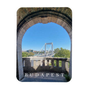 Budapest Elizabeth Bridge View Kühlschrankmagnet Magnet