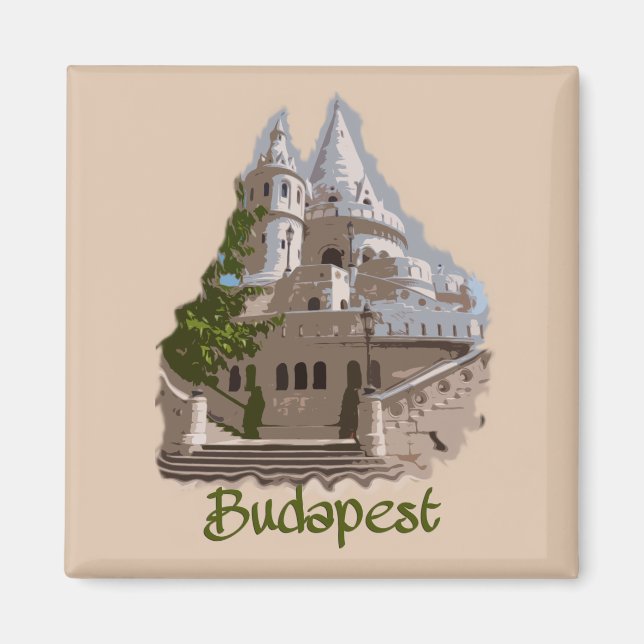 Budapest: Fischerbastei Magnet (Vorne)