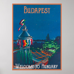 Budapest, Fischereibastion, Ungarn Poster
