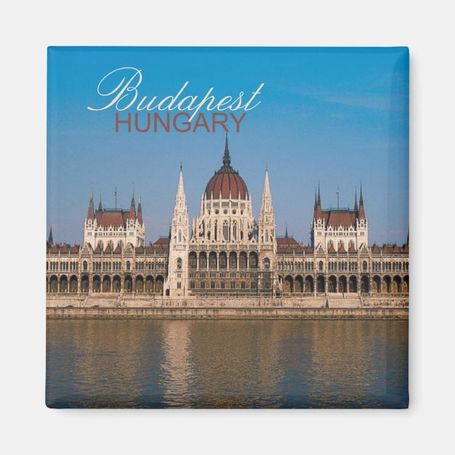 Budapest Hongrie Photo Souvenir Aimants frigo (Devant)