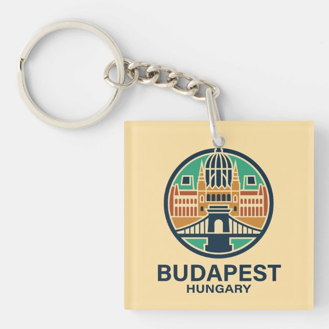 Budapest Hungary Europe Schlüsselanhänger (Vorderseite)