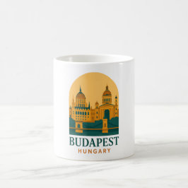 Budapest Hungary Vintage Travel Coffee Mug – Retro