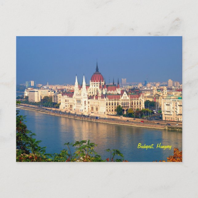 Budapest, hungrige Postkarte (Vorderseite)