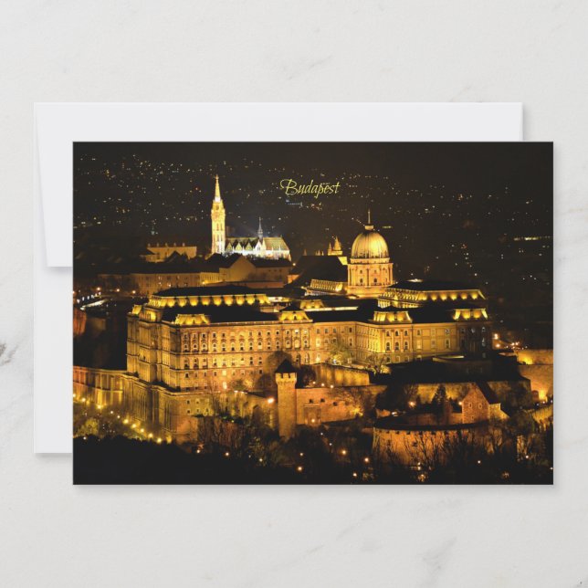 Budapest in der Nacht (Vorderseite)