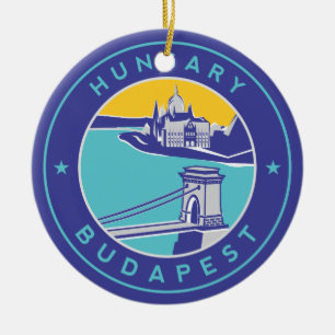 Budapest Keramik Ornament