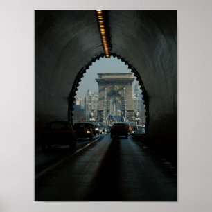 Budapest Kettenbrücke Poster