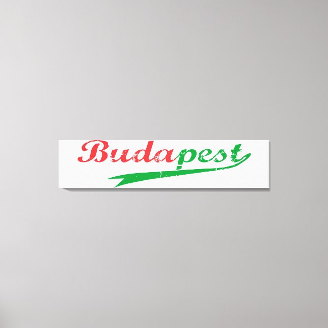 BUDAPEST LEINWANDDRUCK (Vorderseite)