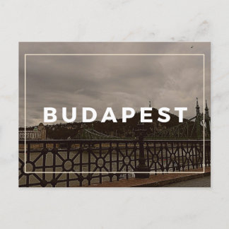 Budapest Liberty Bridge Postcard Postkarte