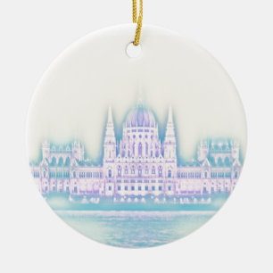 Budapest Parlament Gebäude Ungarn Keramik Ornament