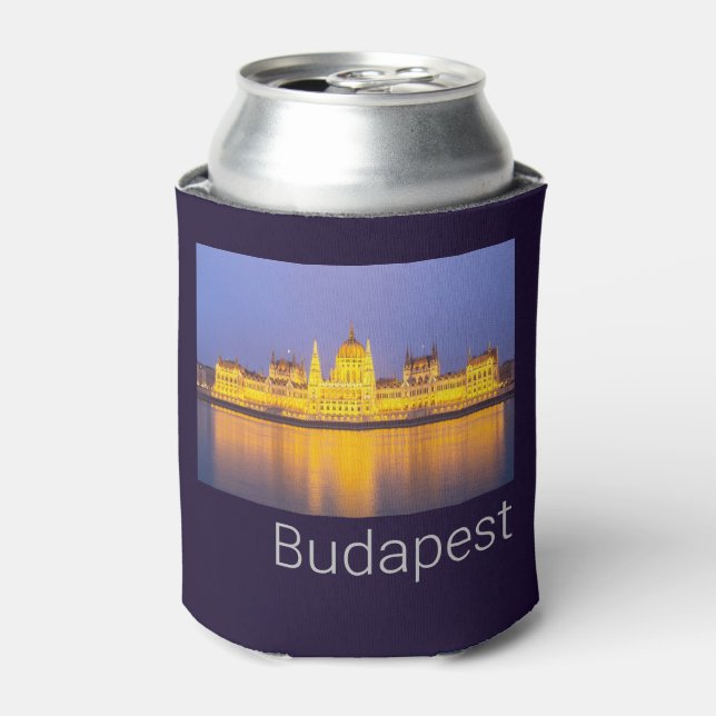 Budapest Parlament Panorama Ungarn Urlaub Dosenkühler (Kanne Vorderseite)