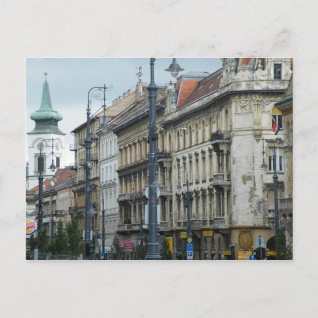 Budapest Postkarte (Vorderseite)