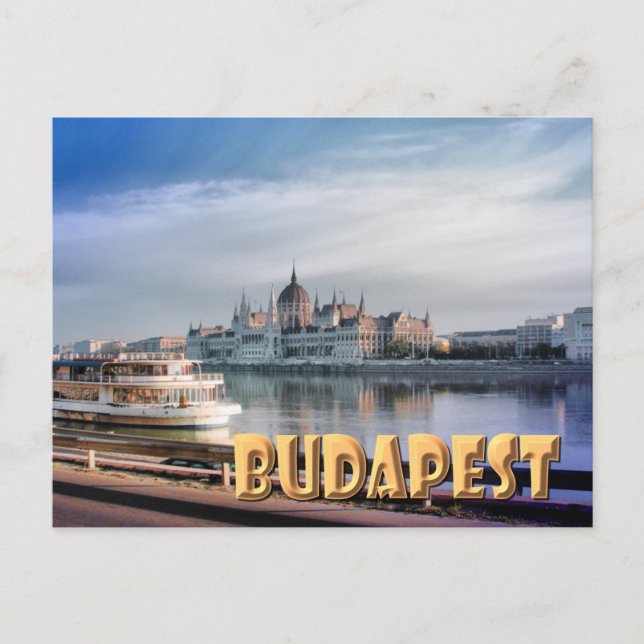 Budapest Postkarte (Vorderseite)