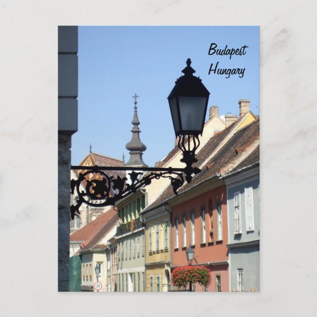 Budapest Postkarte (Vorderseite)